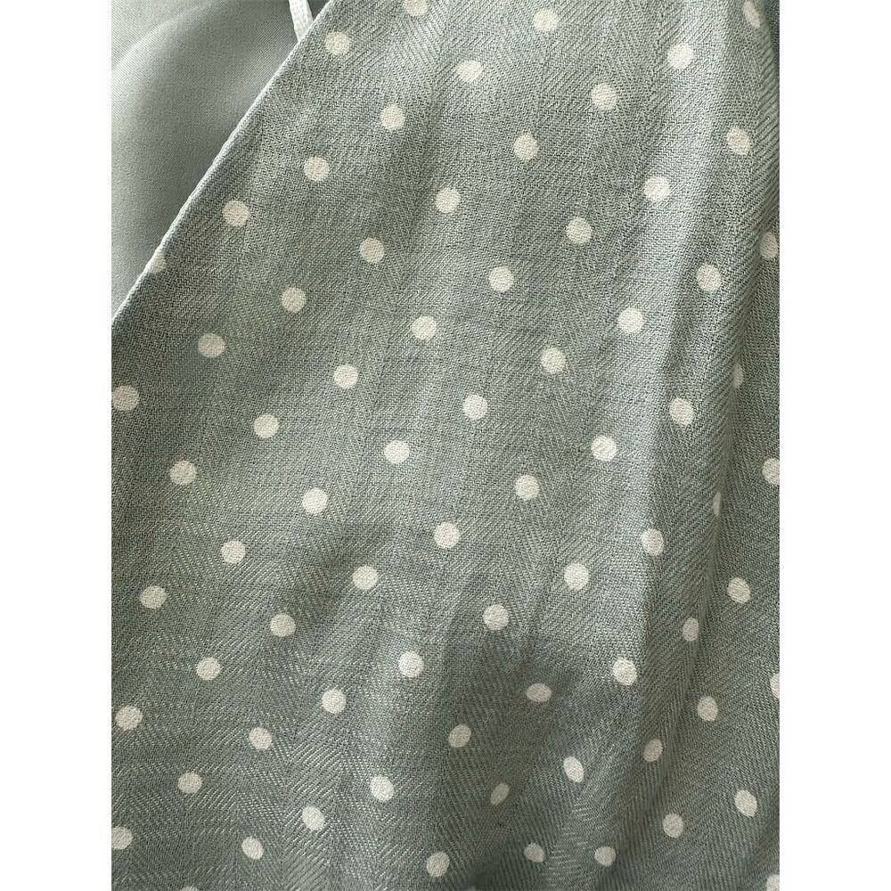 Davi & Dani Women's 2XL Green Polka Dot V-Neck Knee Length Dress - Picture 4 of 7